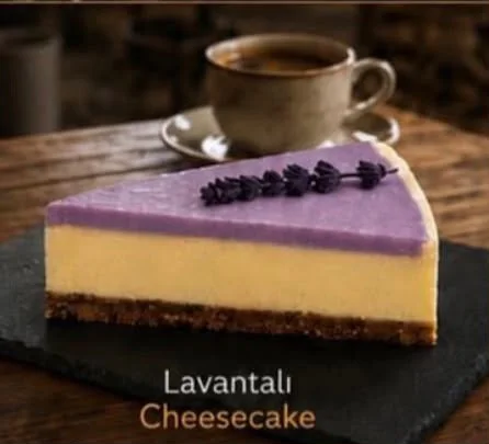 Lavantalı Cheesecake
